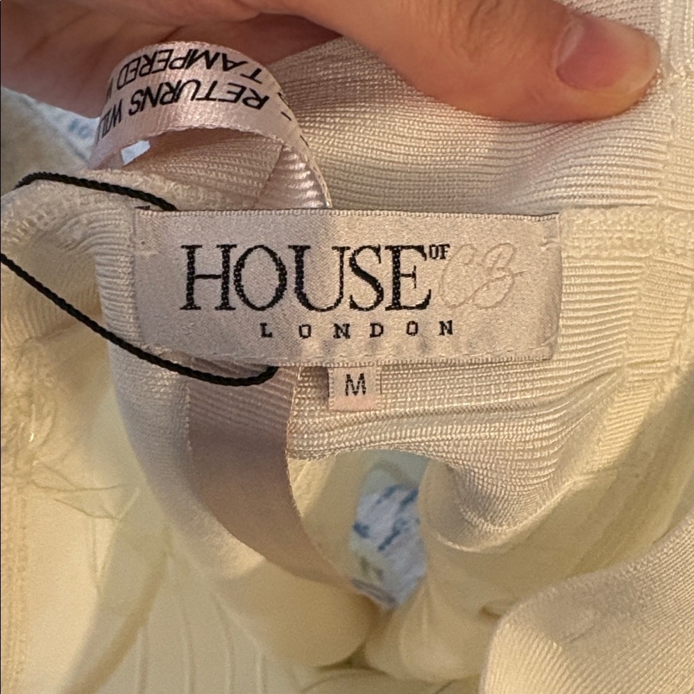 House of Cb Sorcha white Skirt Sz Med - Picture 7 of 7